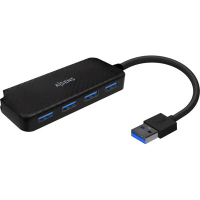 AISENS A106-0713 Hub USB - USB 3.2 Gen 1 - Preto AISENS A106-0713 Hub USB - USB 3.2 Gen 1 - Preto
