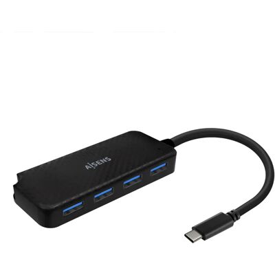 Aisens USB Hub A109-0715 - 4 USB-C, 15cm, Preto Aisens USB Hub A109-0715 - 4 USB-C, 15cm, Preto