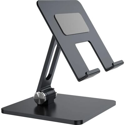Suporte ajustável preto cinza para móvel/tablet - Aisens Suporte ajustável preto cinza para móvel/tablet - Aisens