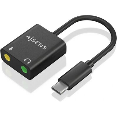 AISENS A109-0767 Kábel és hangátalakító - Fekete AISENS A109-0767 Kábel és hangátalakító - Fekete