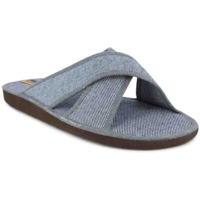 Pantuflas DOCTOR CUTILLAS Marino con Tirantes Cruzados - Pantuflas Pantuflas DOCTOR CUTILLAS Marino con Tirantes Cruzados - Pantuflas