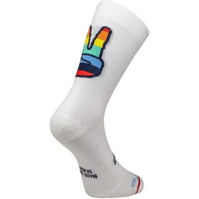 Chaussettes de soutien blanches Sporcks - Chaussettes sportives - Publicité Chaussettes de soutien blanches Sporcks - Chaussettes sportives - Publicité