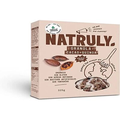 Granola Orgánica Cacao y Coco 325 g - Desayuno Saludable Sin Gluten Granola Orgánica Cacao y Coco 325 g - Desayuno Saludable Sin Gluten