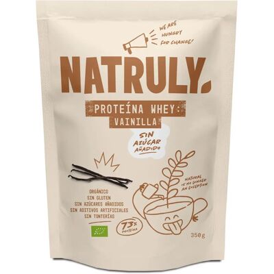 Proteína de suero orgánica de vainilla Natruly - Polvo de proteína de suero Proteína de suero orgánica de vainilla Natruly - Polvo de proteína de suero