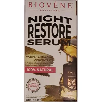 Biovène Night Restore Super Glow Gesichtsserum - Gesichtsserum Biovène Night Restore Super Glow Gesichtsserum - Gesichtsserum