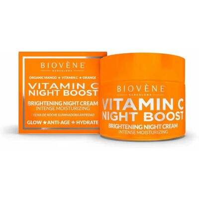 Biovène Vitamine C Crème de Nuit - Crème de Nuit - Publicité Biovène Vitamine C Crème de Nuit - Crème de Nuit - Publicité