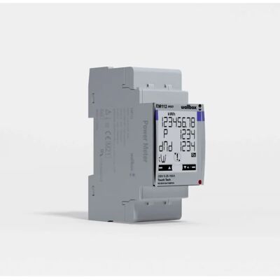 Compteur d’énergie Wallbox - MID, mono 100A, blanc - Publicité Compteur d’énergie Wallbox - MID, mono 100A, blanc - Publicité