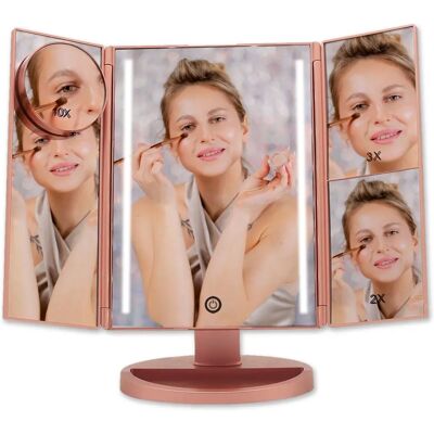 Rosa Makeup-spegel BOSTON Tech Be-104 - Spegel Rosa Makeup-spegel BOSTON Tech Be-104 - Spegel