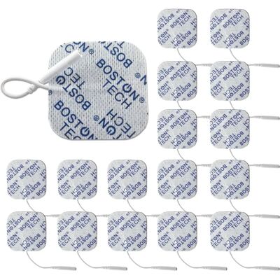 Set de 16 Electrodos Boston Tech - Compatibles con Pigtail 2mm - Alivio del Dolor Set de 16 Electrodos Boston Tech - Compatibles con Pigtail 2mm - Alivio del Dolor