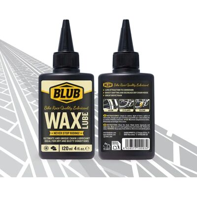 Lubrifiant Blub - Modèle BLUB-WAX 120 ml - Chaîne, Écologique - Publicité Lubrifiant Blub - Modèle BLUB-WAX 120 ml - Chaîne, Écologique - Publicité