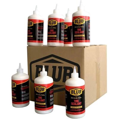 Liquide d'étanchéité Blub Tubeless 500 ml - Réparation de pneus - Publicité Liquide d'étanchéité Blub Tubeless 500 ml - Réparation de pneus - Publicité