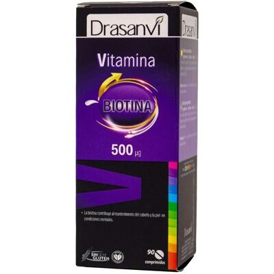 Drasanvi Biotin 500μg - Haut, Haare, Nägel Unterstützung - Nahrungsergänzung Drasanvi Biotin 500μg - Haut, Haare, Nägel Unterstützung - Nahrungsergänzung