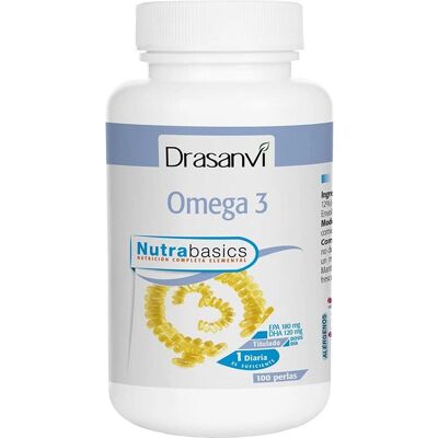 Drasanvi Omega 3 Nutrabasics - Cápsulas moles 100 Drasanvi Omega 3 Nutrabasics - Cápsulas moles 100