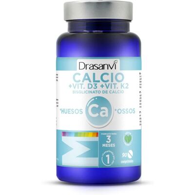 Drasanvi Calcium Vitamin D3 K2 - 90 Tabletten Drasanvi Calcium Vitamin D3 K2 - 90 Tabletten