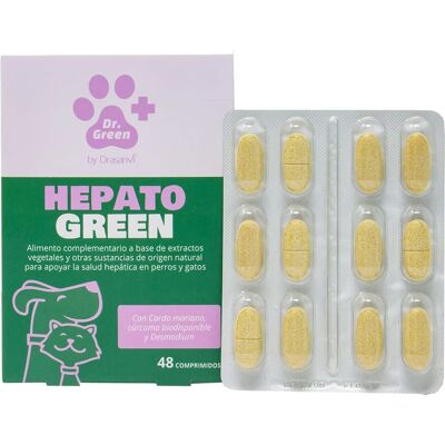 DR GREEN Hepatogreen Leversupport voor Honden & Katten - 48 Tabletten DR GREEN Hepatogreen Leversupport voor Honden & Katten - 48 Tabletten