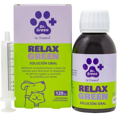 DR GREEN Relaxgreen Mascota ́s Relax y Bienestar - Solución Calmante 120ml DR GREEN Relaxgreen Mascota ́s Relax y Bienestar - Solución Calmante 120ml