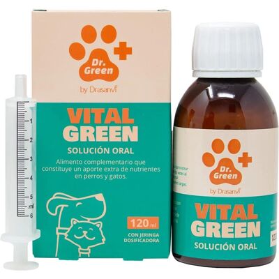 DR GREEN Vitalgreen Extra Nährstoffe für Hunde und Katzen - 120ml DR GREEN Vitalgreen Extra Nährstoffe für Hunde und Katzen - 120ml