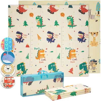 Tapis de Jeu Babify - Pliable, Antidérapant, Extra Grand - Cadeau Bébé - Publicité Tapis de Jeu Babify - Pliable, Antidérapant, Extra Grand - Cadeau Bébé - Publicité
