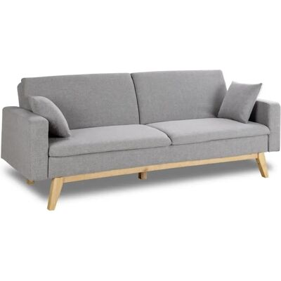 Don Descanso Reine - Sofá Cama Nórdico de 3 Plazas - Gris Don Descanso Reine - Sofá Cama Nórdico de 3 Plazas - Gris