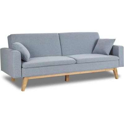 Sofá Cama Don Descanso - 3 Plazas Estilo Nórdico Azul Sofá Cama Don Descanso - 3 Plazas Estilo Nórdico Azul