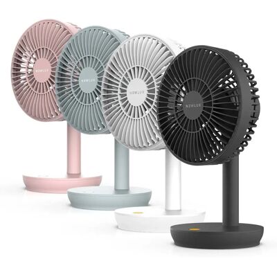 Newlux W300 USB Bureauventilator - Draagbaar, 4 Snelheden, Stil Newlux W300 USB Bureauventilator - Draagbaar, 4 Snelheden, Stil