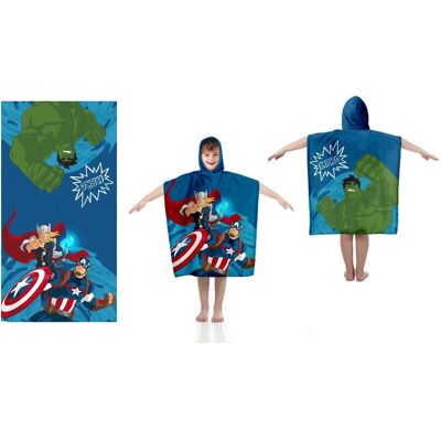 Marvel Avengers Cotton Poncho Towel - Beach Towel Marvel Avengers Cotton Poncho Towel - Beach Towel