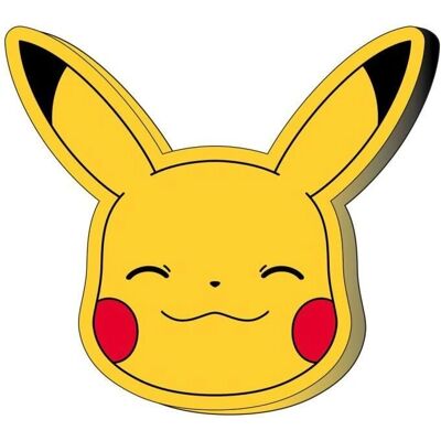 Nintendo Pikachu 3D Kussen - Gele Knuffel Nintendo Pikachu 3D Kussen - Gele Knuffel