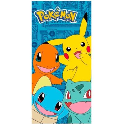 Serviette de bain Nintendo Pikachu - Coton, 140x70cm, Multicolore - Publicité Serviette de bain Nintendo Pikachu - Coton, 140x70cm, Multicolore - Publicité