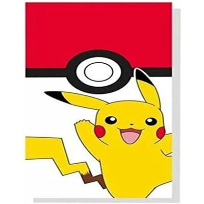 Toalha de praia Pokémon Pikachu - Algodão, 140x170cm - Crianças Toalha de praia Pokémon Pikachu - Algodão, 140x170cm - Crianças