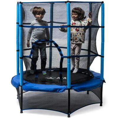 Trampoline Enfant ATAA 140 avec Filet de Sécurité - Intérieur/Extérieur - Publicité Trampoline Enfant ATAA 140 avec Filet de Sécurité - Intérieur/Extérieur - Publicité