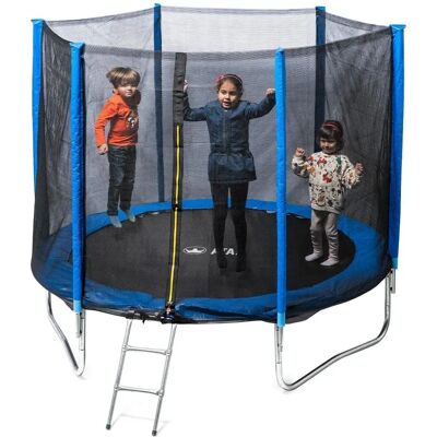Trampolim Azul 250cm ATAA - Brinquedo infantil para o exterior Trampolim Azul 250cm ATAA - Brinquedo infantil para o exterior