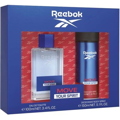 Reebok Move Your Spirit Gavesett for Herrer - Duft & Deodorant Reebok Move Your Spirit Gavesett for Herrer - Duft & Deodorant