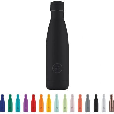 Cool Bottles Edelstahl Thermoflasche - 500ml - Schwarz Cool Bottles Edelstahl Thermoflasche - 500ml - Schwarz