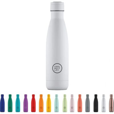 Bottiglia Termica in Acciaio Inox Mono - 750ml - Bianco - Viaggio Bottiglia Termica in Acciaio Inox Mono - 750ml - Bianco - Viaggio