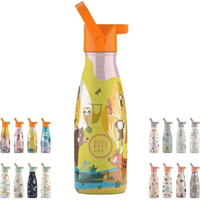 Cool Bottles Kids 3D Sárga - Hőálló Palack Cool Bottles Kids 3D Sárga - Hőálló Palack