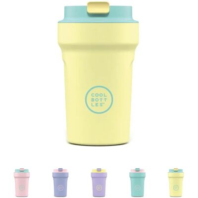 Cool Bottles Paradise Sárga rozsdamentes acél termos - 350ml Cool Bottles Paradise Sárga rozsdamentes acél termos - 350ml
