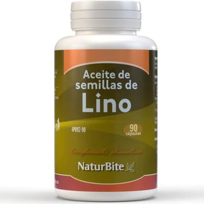 NATURBITE Leinsamenöl - Nahrungsergänzung - 60 Kapseln 1000mg NATURBITE Leinsamenöl - Nahrungsergänzung - 60 Kapseln 1000mg