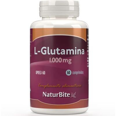Naturbite L-Glutamin 60 Kapseln - Nahrungsergänzung Naturbite L-Glutamin 60 Kapseln - Nahrungsergänzung