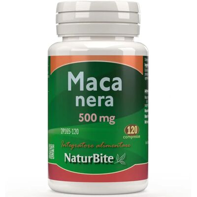 Naturbite Schwarze Maca 500 mg - Nahrungsergänzung Naturbite Schwarze Maca 500 mg - Nahrungsergänzung