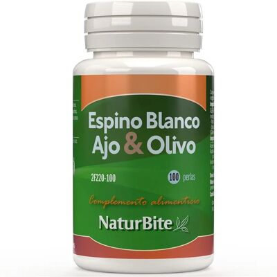 Naturbite Weißdorn, Knoblauch & Olive 500mg - Nahrungsergänzung Naturbite Weißdorn, Knoblauch & Olive 500mg - Nahrungsergänzung