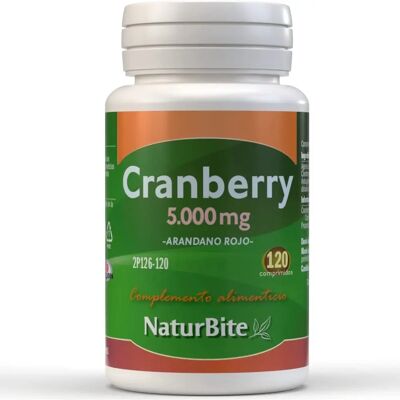 Naturbite Cranberry - 120 Tabletten Nahrungsergänzung Naturbite Cranberry - 120 Tabletten Nahrungsergänzung