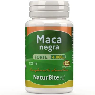 Naturbite Schwarze Maca Forte 4000mg - Kräutergänzung Naturbite Schwarze Maca Forte 4000mg - Kräutergänzung