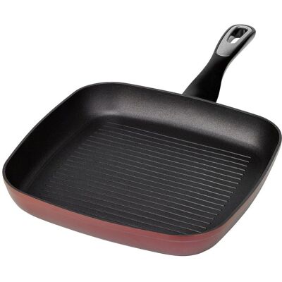 Padella per Griglia Quadrata JATA GF928 - Compatibile induzione Antiaderente Padella per Griglia Quadrata JATA GF928 - Compatibile induzione Antiaderente