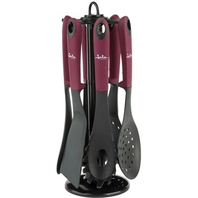 Jata HACC4600 Set van 6 nylon keukenhulpen + Houder Jata HACC4600 Set van 6 nylon keukenhulpen + Houder
