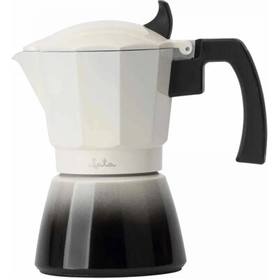 JATA HCAF2406 - Zwart, Wit - Moka pot JATA HCAF2406 - Zwart, Wit - Moka pot