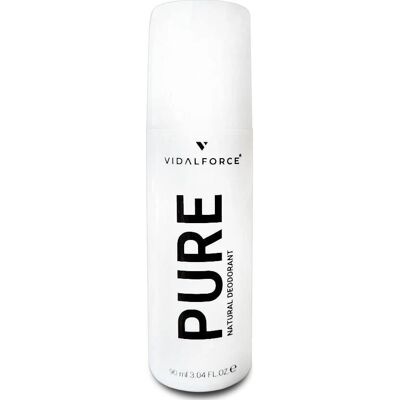 VIDALFORCE - Pure - 90ml - Frais - Déodorant - Publicité VIDALFORCE - Pure - 90ml - Frais - Déodorant - Publicité