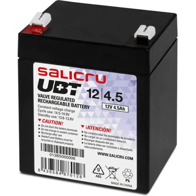 Salicru UBT 12/4,5 Gesloten Lood-zuurbatterij UPS Salicru UBT 12/4,5 Gesloten Lood-zuurbatterij UPS