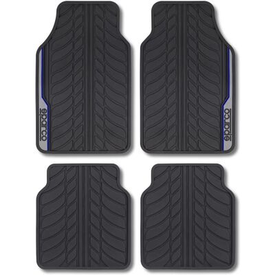 BigBuy Autostoelhoofmat - SPCF507BL - Zwart/Blauw BigBuy Autostoelhoofmat - SPCF507BL - Zwart/Blauw
