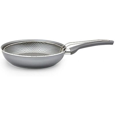 Sartén con cesta Bigbuy Home Ø 24 cm de aluminio - Antiadherente, Para todos los fogones Sartén con cesta Bigbuy Home Ø 24 cm de aluminio - Antiadherente, Para todos los fogones