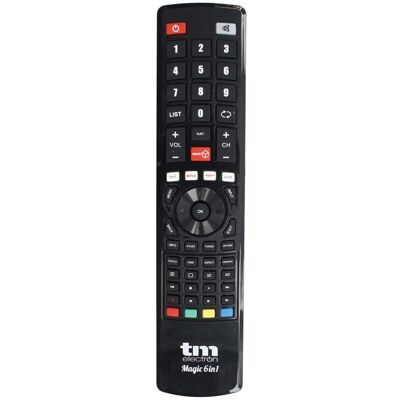 Controle remoto universal TM Electron 6 em 1 Controle remoto universal TM Electron 6 em 1
